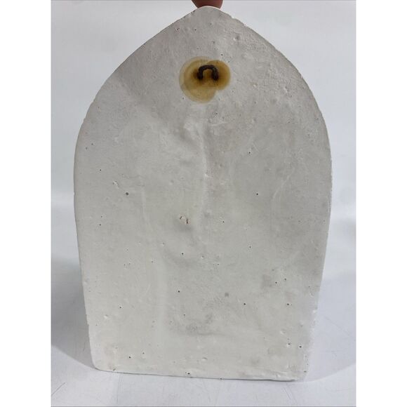 Vintage 3 Dimensional Plaster Wall Plaque Mother Mary & Baby Jesus Catholic 9.5” - Picture 7 of 7